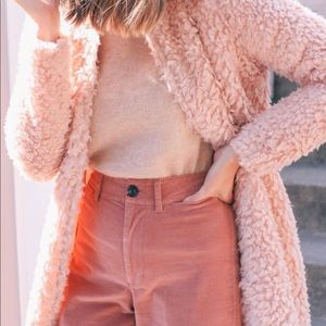 Bishop + Young Blush Fuzzy a Jacket